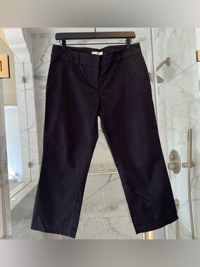 Kenar Black Wide-Leg Cropped Pants